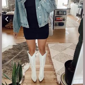 NEW Billini Urson White Western Cowboy Boots 8